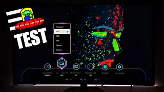 Samsung Odyssey NEO G7 43" Monitor VA Panel UFO Test Game Mode vs PC Mode