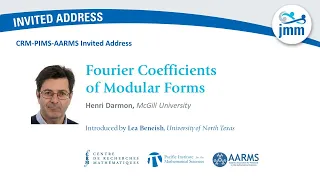 Henri Darmon "Fourier Coefficients of Modular Forms"