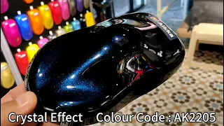 Aikka AK2205 Crystal Effect For Car Spray Painting - 2205 Blue Black