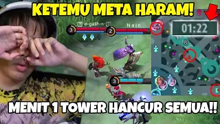 Ini META Apa Sih? Haram Banget Menit 1 Tower HANCUR SEMUA!! PUSING Gw Liatnya!! - Mobile Legends