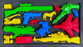 Cleans Assault Riffle, Ak 47, Glock Pistol, Sniper Rifle, Shotgun, M16, Nerf Speed, Cowboy Pistol