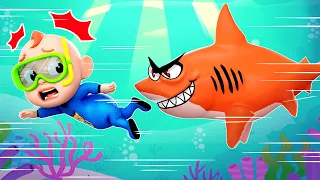 Baby Shark Doo Doo Doo + Wheels On The Bus Nursery Rhymes & Kids Songs - Songs For Children