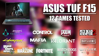 ASUS TUF Gaming F15 (2021) RTX 3050 + i5 11400H | 12 Games Tested