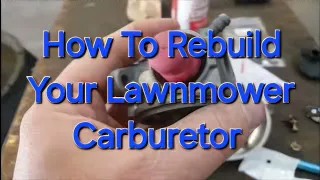 Toro Mower Carburetor Rebuild