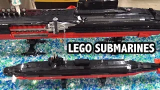 LEGO Red October and USS Dallas Submarines | Brickworld Chicago 2019