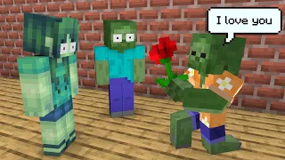 Monster School : Zombie Gangster Love Story ( Stolen Photos ) - Minecraft Animation