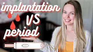 5 Signs Of Implantation Bleeding VS Period Spotting | How To Tell The Difference| Early Pregnancy