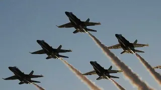 RCAF Snowbirds, RAF Red Arrows, USAF Thunderbirds, & USN Blue Angel Demonstration Teams #aircraft