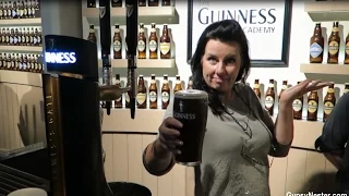 Pouring the Perfect Pint of Guinness Beer in Dublin, Ireland!