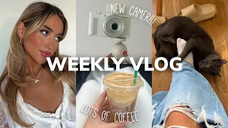 WEEKLY VLOG ❥ brand deals bts, new camera, lots of coffee, & working out