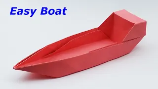 How To Make a Paper Boat  - Origami Paper Boat Tutorial