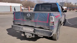 Управляемый выхлоп на Nissan TITAN от Joombra