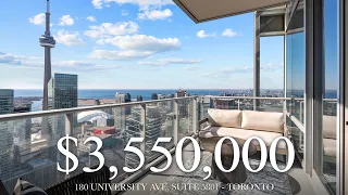 $3,550,000 - 58th floor in the luxurious Shangri-La Toronto - 180 University Ave, Suite 5801- SOLD