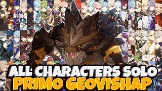 All Characters Solo VS Primo Geovishap
