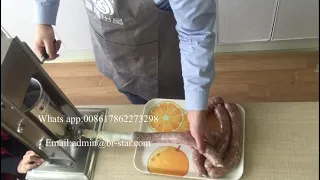 manual sausage filler working home