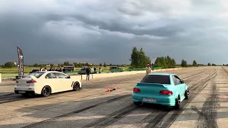 Lancer Evo X vs Subaru Impreza GC