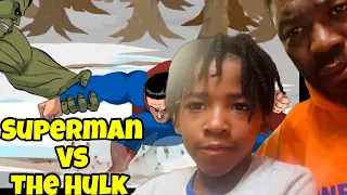 Superman Vs The Hulk Animation (Part1) Taming The Beast || The Ultimate Battle - Who Will Win?