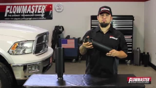 Flowmaster Direct fit Black Stainless Steel Exhaust Tips for 09 17 Ram Trucks w  5 7L Hemi   15355