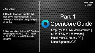 Install macOS on any PC ¦  OpenCore Guide ¦ Part 1