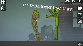 Melon Sandbox the Final Spring Trap Scene pt 3 #gaming #melonplay #fnafmovie