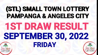 1st Draw STL Pampanga and Angeles September 30 2022 (Friday) Result | SunCove, Lake Tahoe