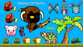 New Demon Of Horns Reaper And All Animals Evolution And PVP Arena Update (EvoWorld.io)