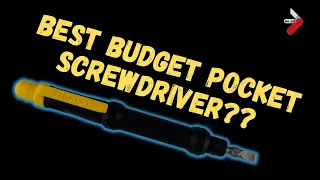 Best Budget Pocket Screwdriver - Stanley 4 in 1 Pocket Screwdriver.