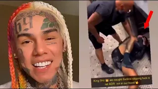 6ix9ine Gets Jumped And Robbed While Working Out At LA Fitness