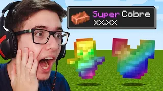 minecraft mas o COBRE DÁ SUPER ITENS!