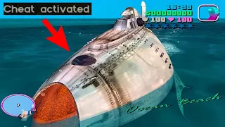 How To Get Secret Submarine in GTA Vice City ! Hidden Place #GTAVC