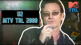U2 - MTV's TRL Carson,  NYC Times Square 2000