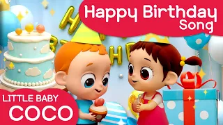 [리틀베이비 코코] 🎁Happy Birthday Song🥳 | 같이 불러요🎶 | 깜짝 파티🎉 | 노래해요🎵 | 🎊생일 축하해🎂 | 영어 동요 🎶 | LittlebabyCoCo