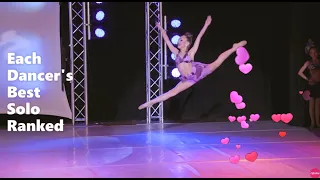 My Favorite Solo From Each Dancer Ranked ┃Dance Moms