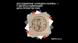 Вкрадені цінності - авторська презентація нового дата-проєкту Texty.org.ua