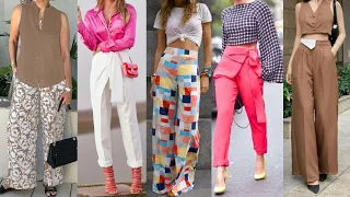 PANTALONES de MODA 2024 /ESTILOS de PANTALON que mas se están VIENDO esta PRIMAVERA VERANO 2024