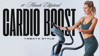 POWER BLAST // 10 Minute HIIT Elliptical Workout • Tabata Cardio Boost