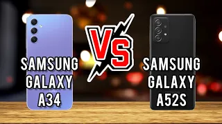 Samsung Galaxy A34 vs A52s/samsung galaxy a52s vs a34/galaxy a52s/Samsung Galaxy A34