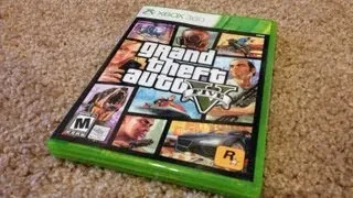 Unboxing GTA 5 for Xbox 360