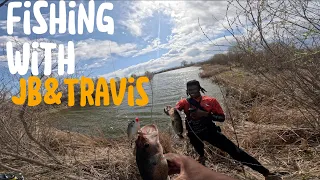 Colorado bass fishing with Jb & Travis Hunter