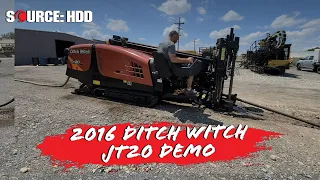 2016 Ditch Witch JT20 drill demo | SOURCE: HDD