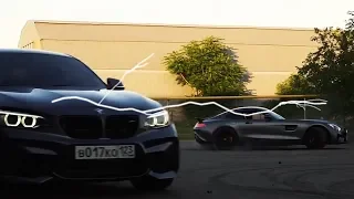 AMG GTS vs BMW M2 crazy drift donuts