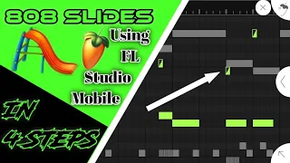 How to make 808 slides in FL Studio Mobile using FOUR STEPS!