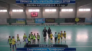 VIVA CUP (Хмельницький) – ДЮСШ №3-2 (Хмельницький) - 6:2, U-9, 13-й тур (10.02.2024)