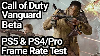 Call of Duty Vanguard PS5, PS4 Pro and PS4 Frame Rate Test (Beta)