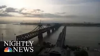 At China-North Korea Border, Business Carrying On As Usual Despite Sanctions | NBC Nightly News