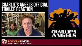 CHARLIE'S ANGELS Official Trailer - Nadia Sawalha & The Popcorn Junkies FAMILY REACTION