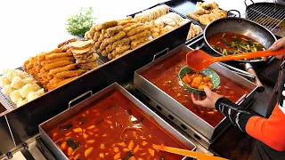 A Snack bar specializing in tteokbokki loved by famous Korean celebrities! / korea street food