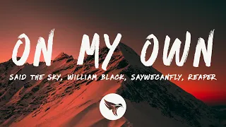 Said The Sky, William Black & SayWeCanFly - On My Own (Lyrics) REAPER Remix