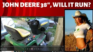 john deere  STX38, will it run?