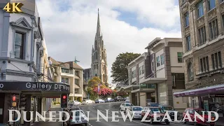 Dunedin New Zealand Walking Tour Nov 2021 4K | Dunedin City Centre | Otago New Zealand Travel Tour